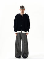 Casual Double-Layered Two Cardigans Sweaters
