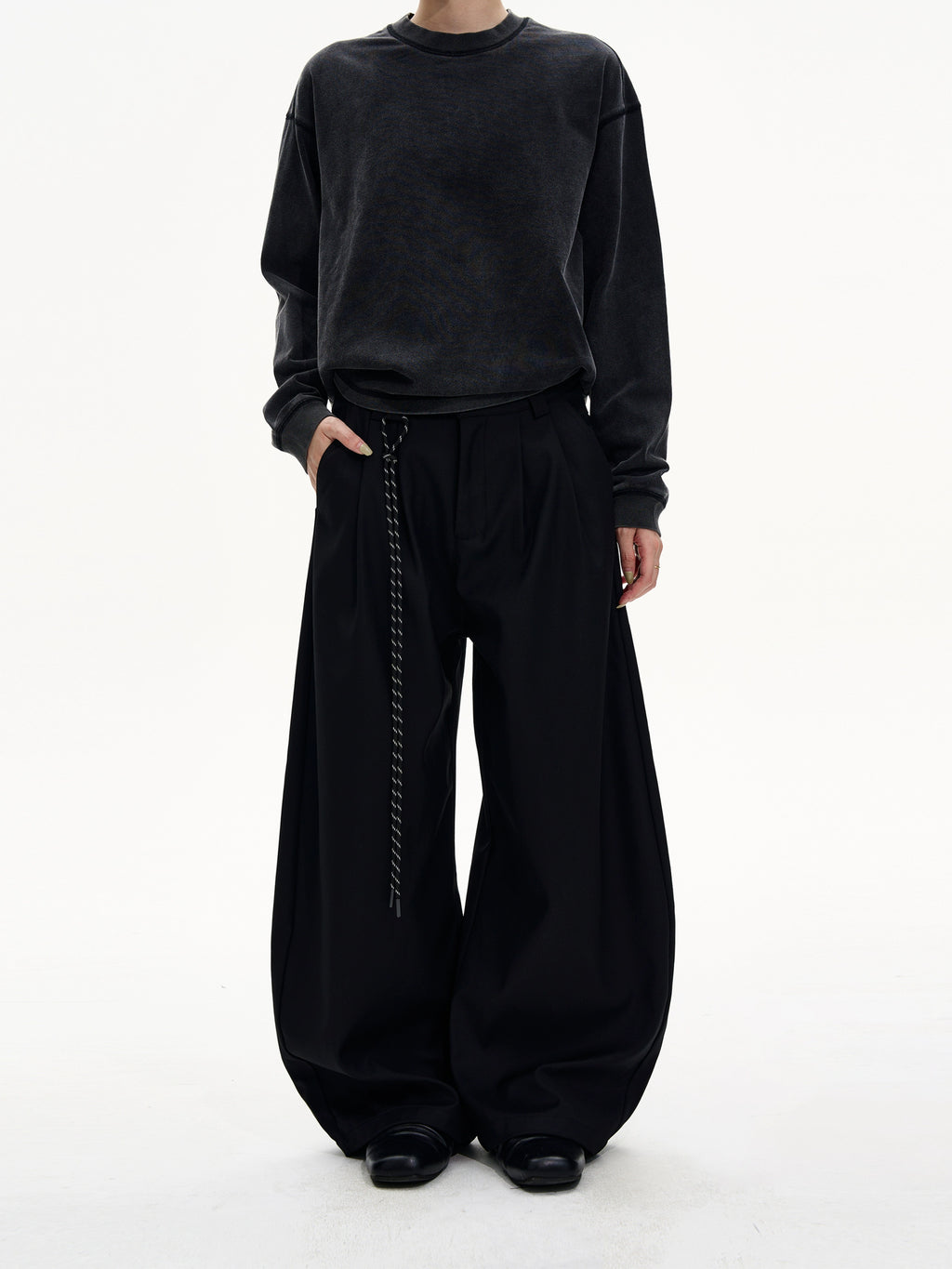 American Vintage Pleated High-End Scimitar Pants