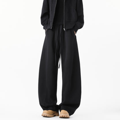 Minimal Curve Wide-Leg Pants