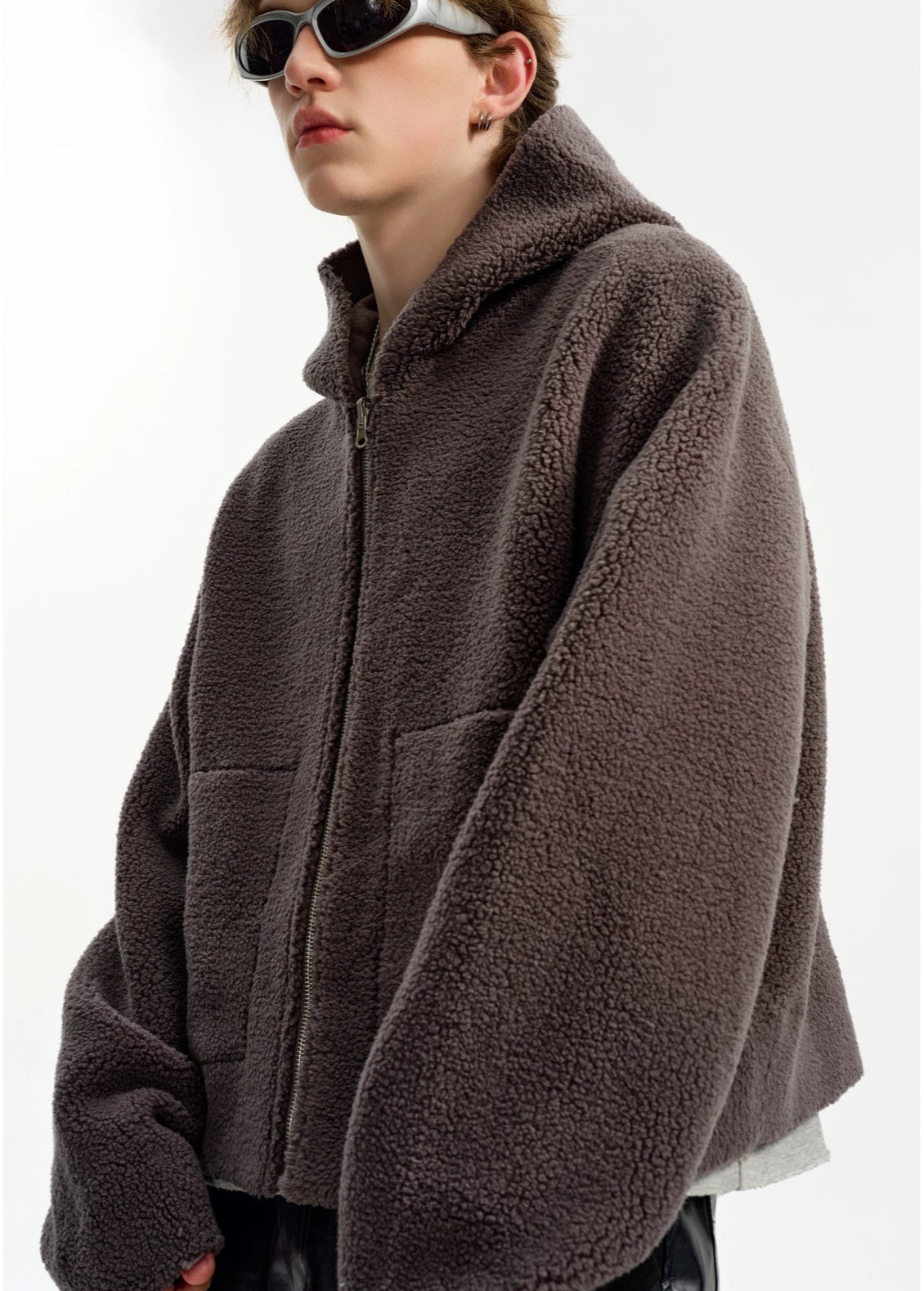 Soft Woolen Hooded Cotton Jacket
