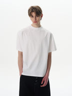 Sorona Cool Fabric Boxy Fit Deconstructed T-shirt