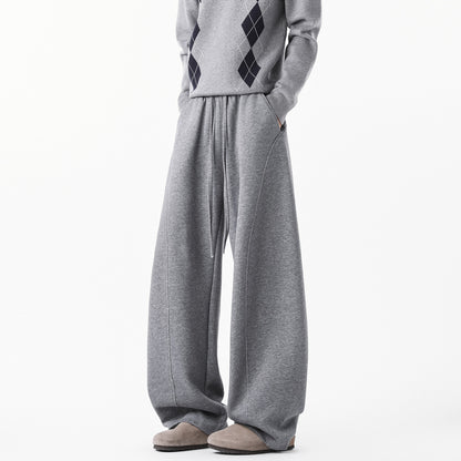 Minimal Curve Wide-Leg Pants