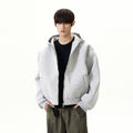 Cleanfit Deconstructed Cotton Padded Zip-Up Hoodie