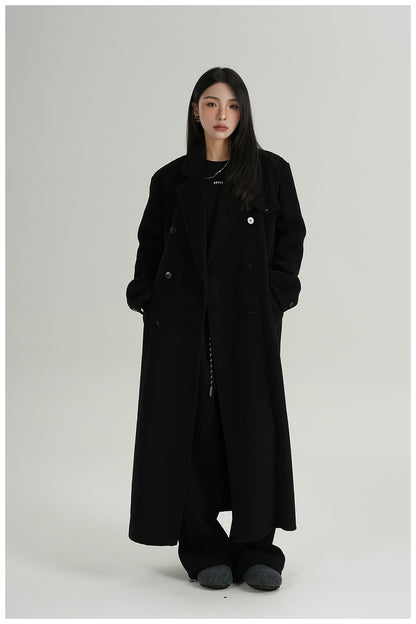 Premium Cashmere Woolen Long Coat
