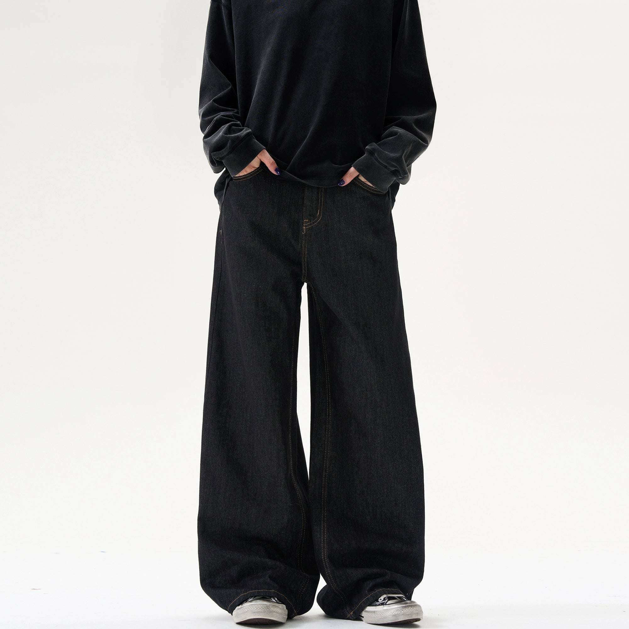 Classic Retro Straight Jeans