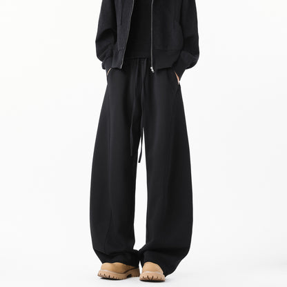 Minimal Curve Wide-Leg Pants