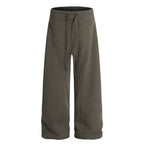 Retro Curved Stitching Sweatpants