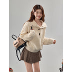 Cream Turtleneck Sweater