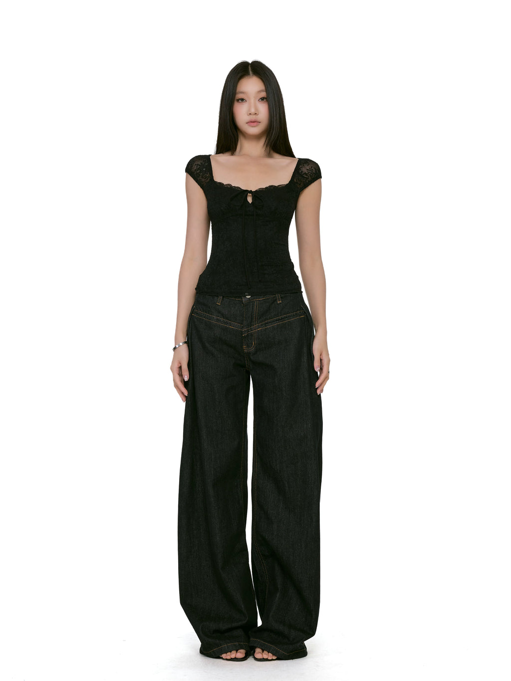 Floral Lace-Back Camisole Top