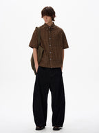 American Brown Plaid Shirt