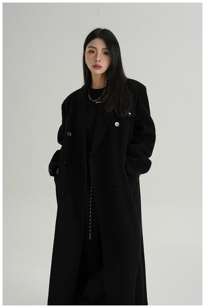 Premium Cashmere Woolen Long Coat