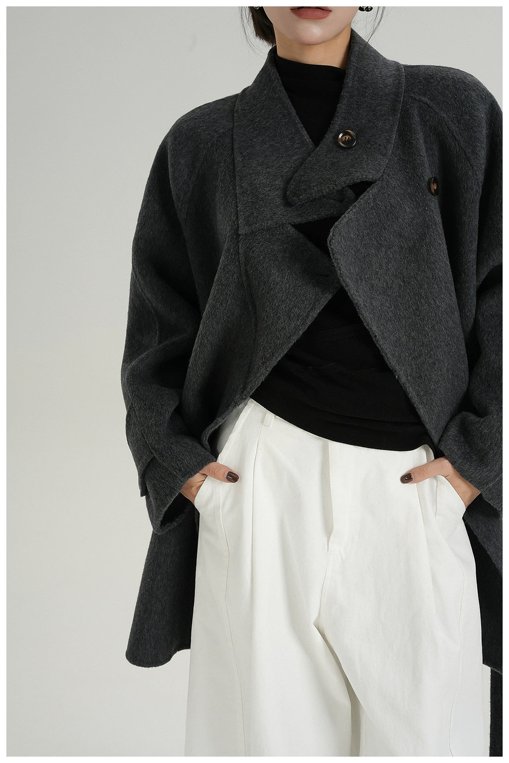 Premium Woolen Mid Length Coat