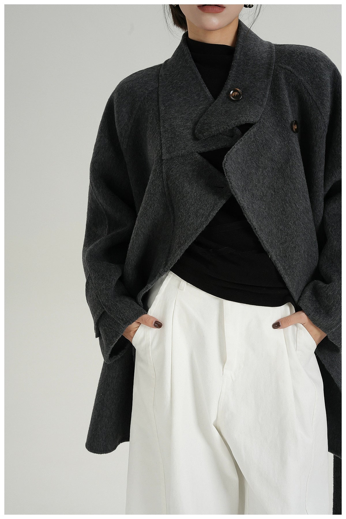 Premium Woolen Mid Length Coat