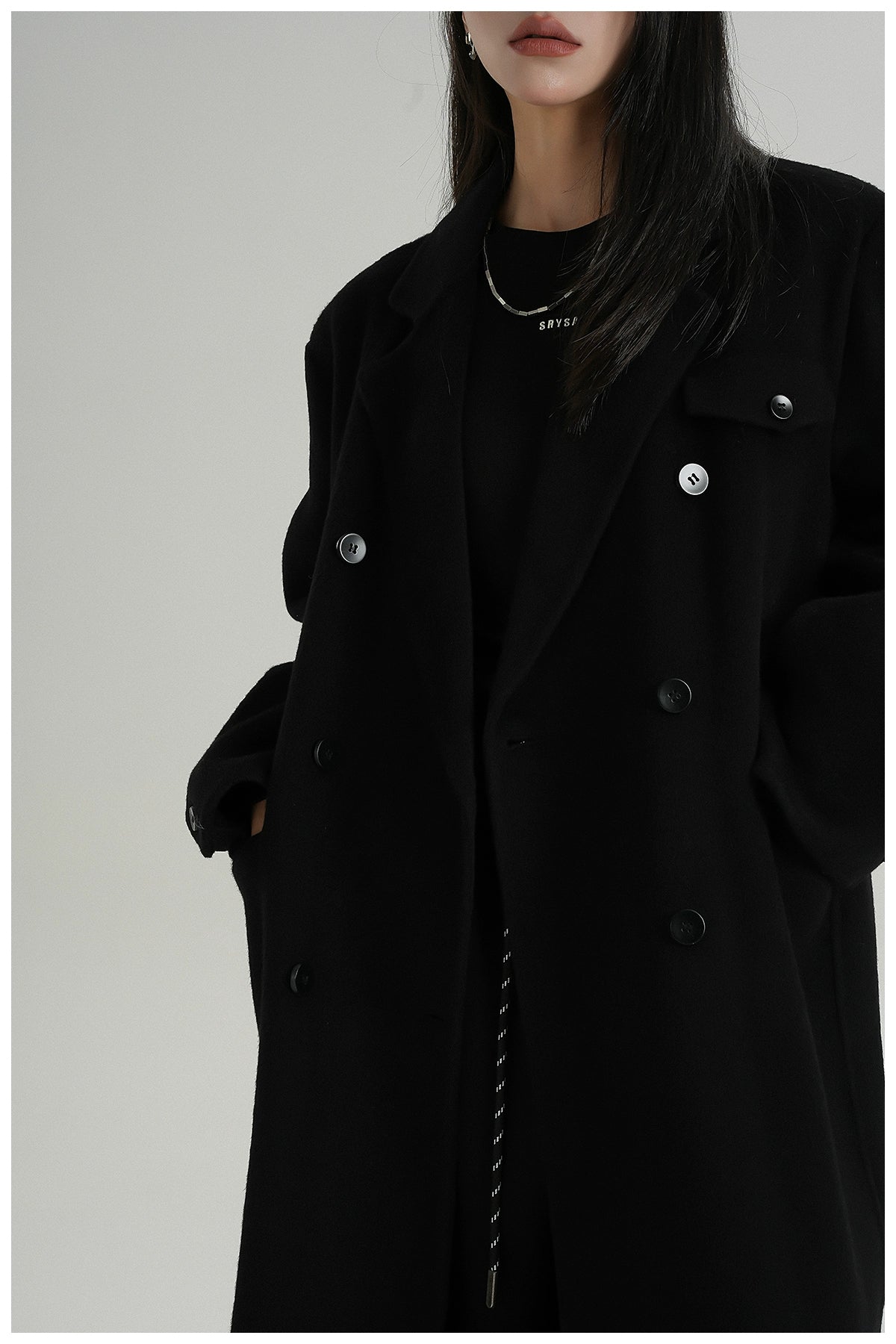 Premium Cashmere Woolen Long Coat