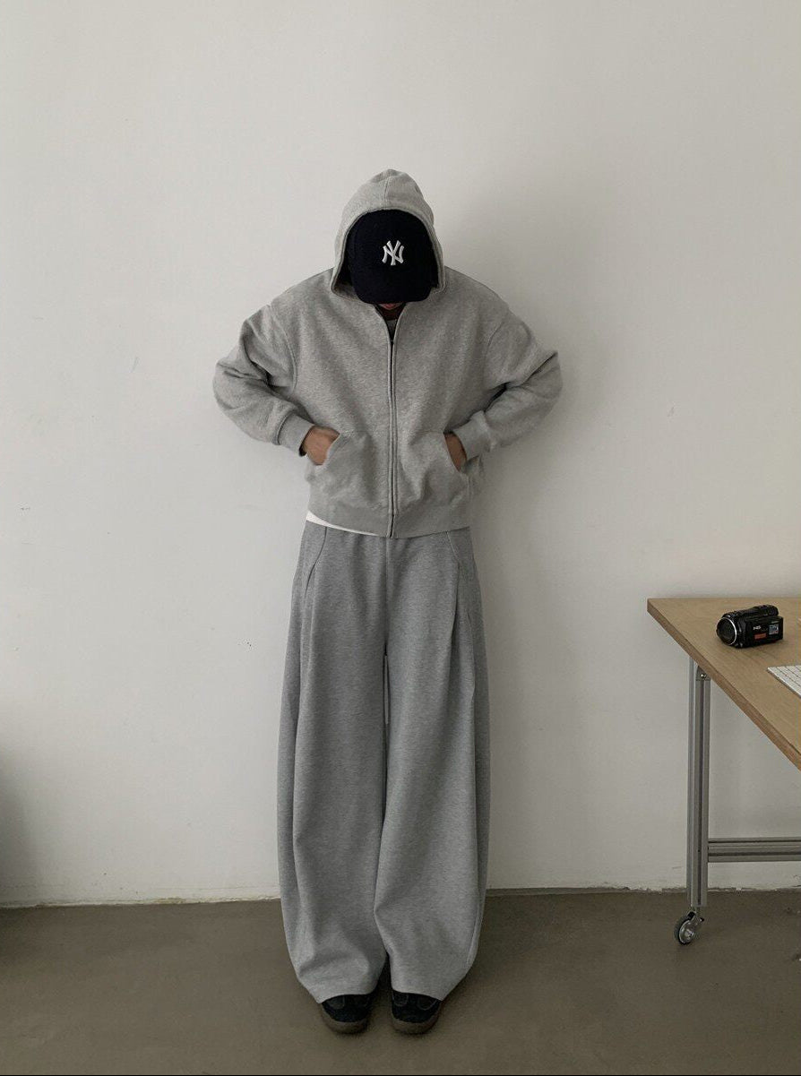 Retro Straight-Leg Sweatpants