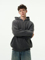 Hooded Sweater Cardigan Jacket