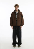 Reversible Thickened Down Puffer Jacket