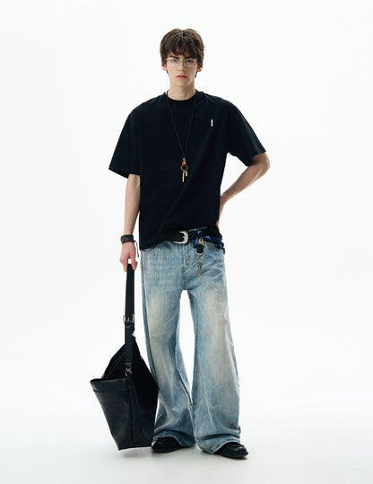 Simple Luxury Embroidery "i" Tee