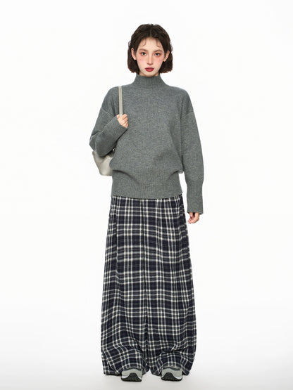 Basic Regular Fit Turtleneck Knitted Sweater