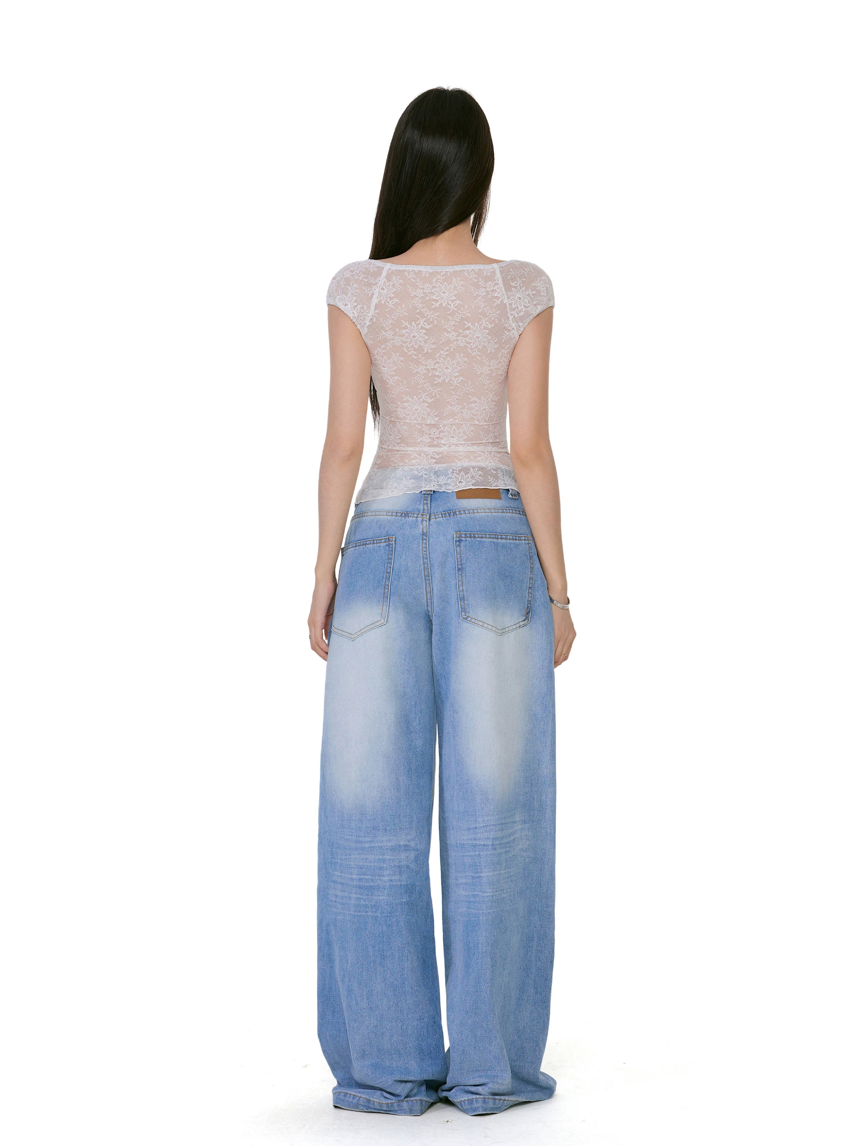 Floral Lace-Back Camisole Top