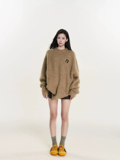 Maillard Knit Padded Inner Layer Sweater