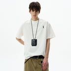 Simple Luxury Embroidery "i" Tee