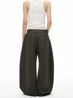 Retro Curved Stitching Sweatpants