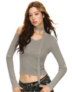 Retro Design Sense Slim Fit Knit Cardigan