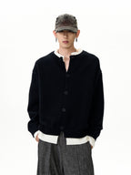 Casual Double-Layered Two Cardigans Sweaters