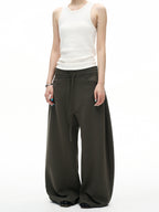 Retro Curved Stitching Sweatpants