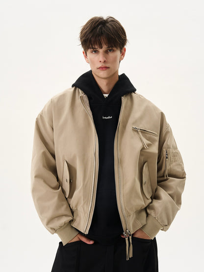 Short Width Boxy Flight Padded Jacket