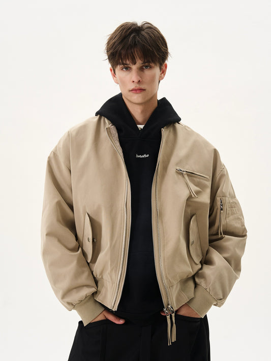 Short Width Boxy Flight Padded Jacket