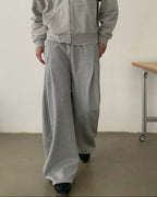 Retro Straight-Leg Sweatpants