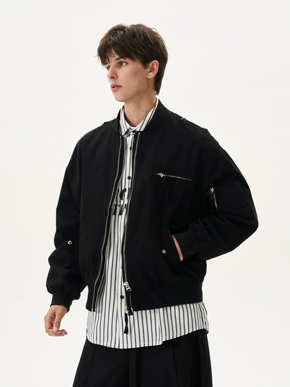 Short Width Boxy Flight Padded Jacket