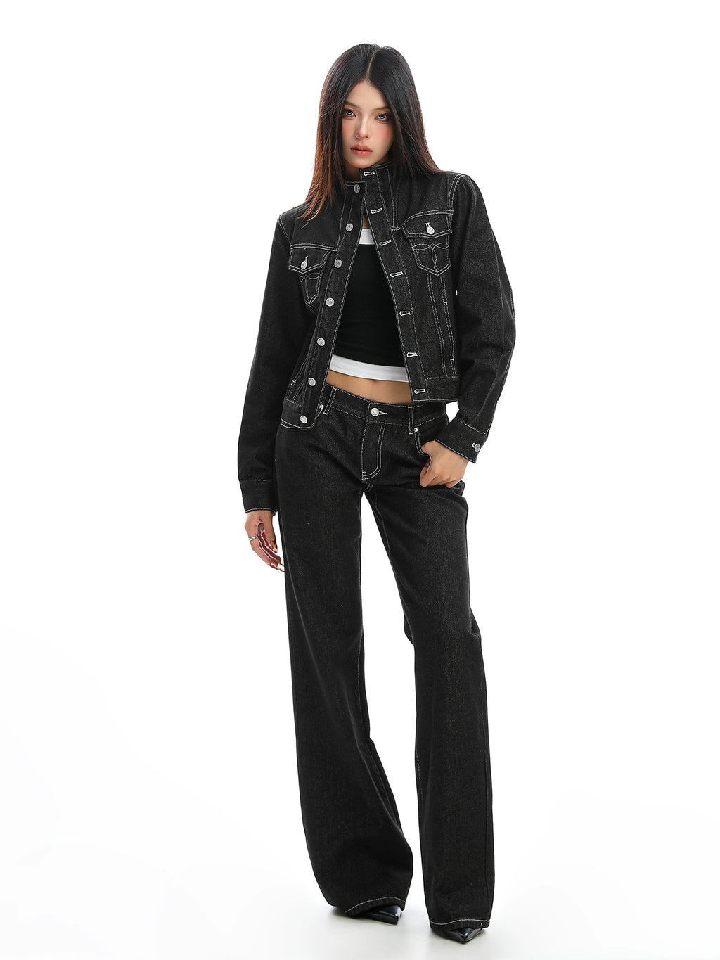 Denim Jacket & Jeans Set