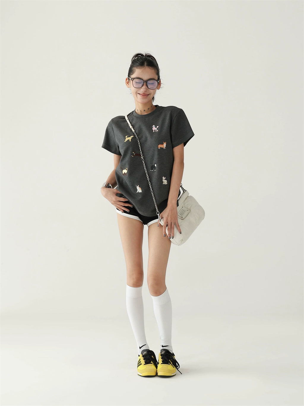 Fun Puppy Embroidered Tee