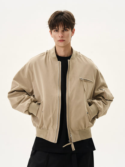 Short Width Boxy Flight Padded Jacket