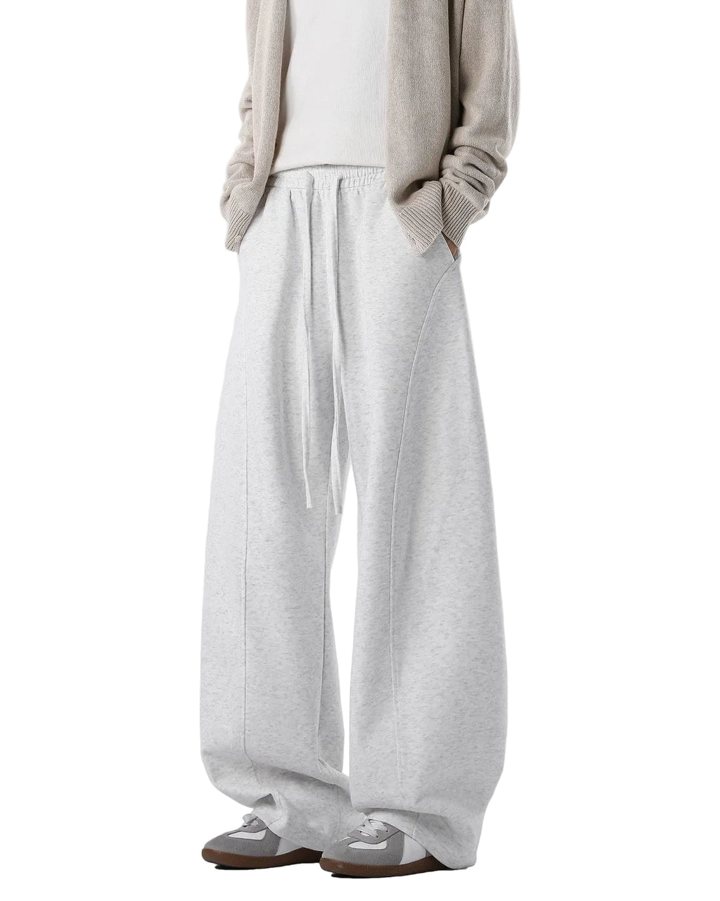Minimal Curve Wide-Leg Pants