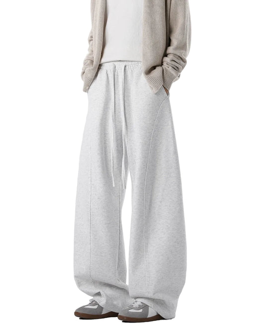 Minimal Curve Wide-Leg Pants