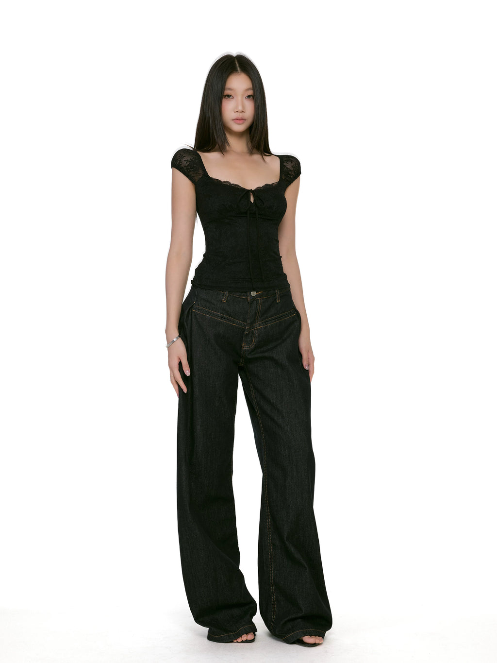 Floral Lace-Back Camisole Top