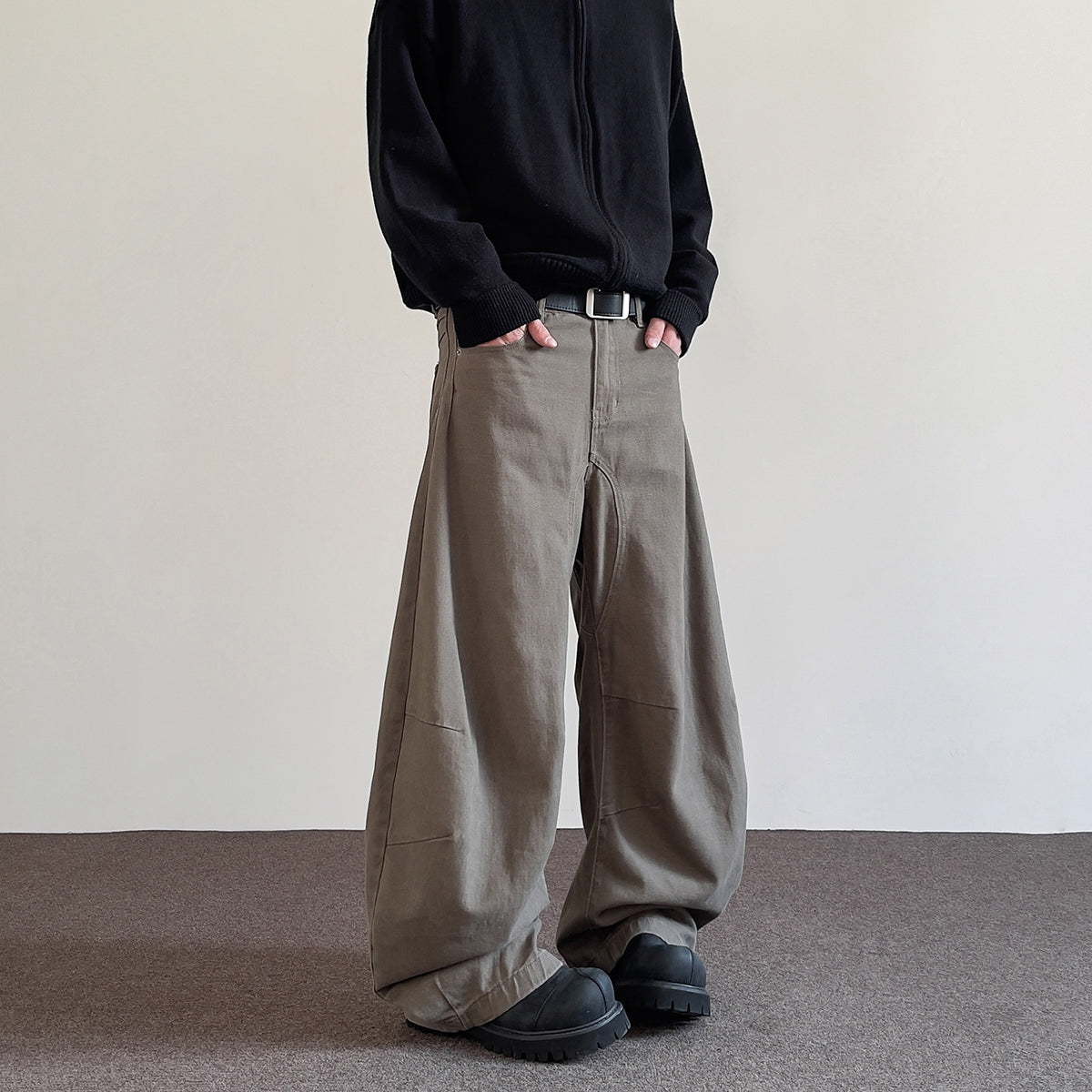 Vintage Cleanfit Oversize Washed Distressed Pants