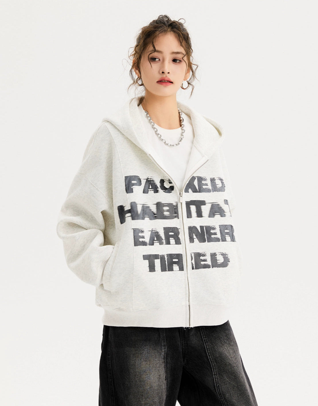 Cardigan Sweatshirt Couple Cleanfit Hooded Long Sleeve Jacket
