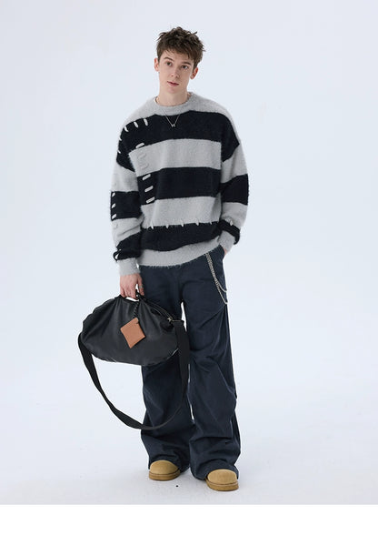 Striped Basic Winter Sweater