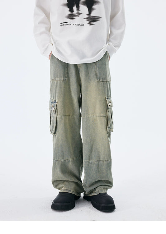 Casual Side Pocket Cargo Jeans