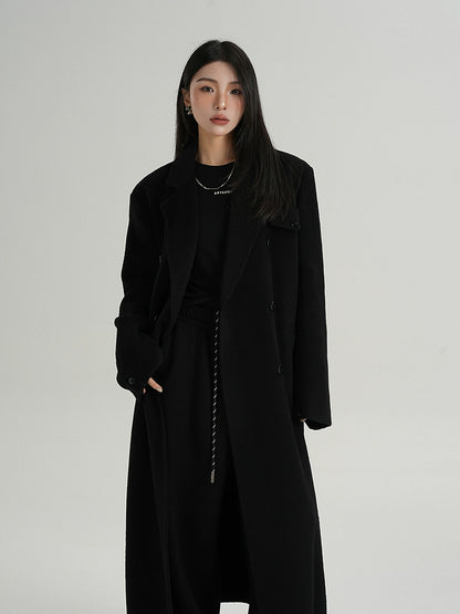 Premium Cashmere Woolen Long Coat