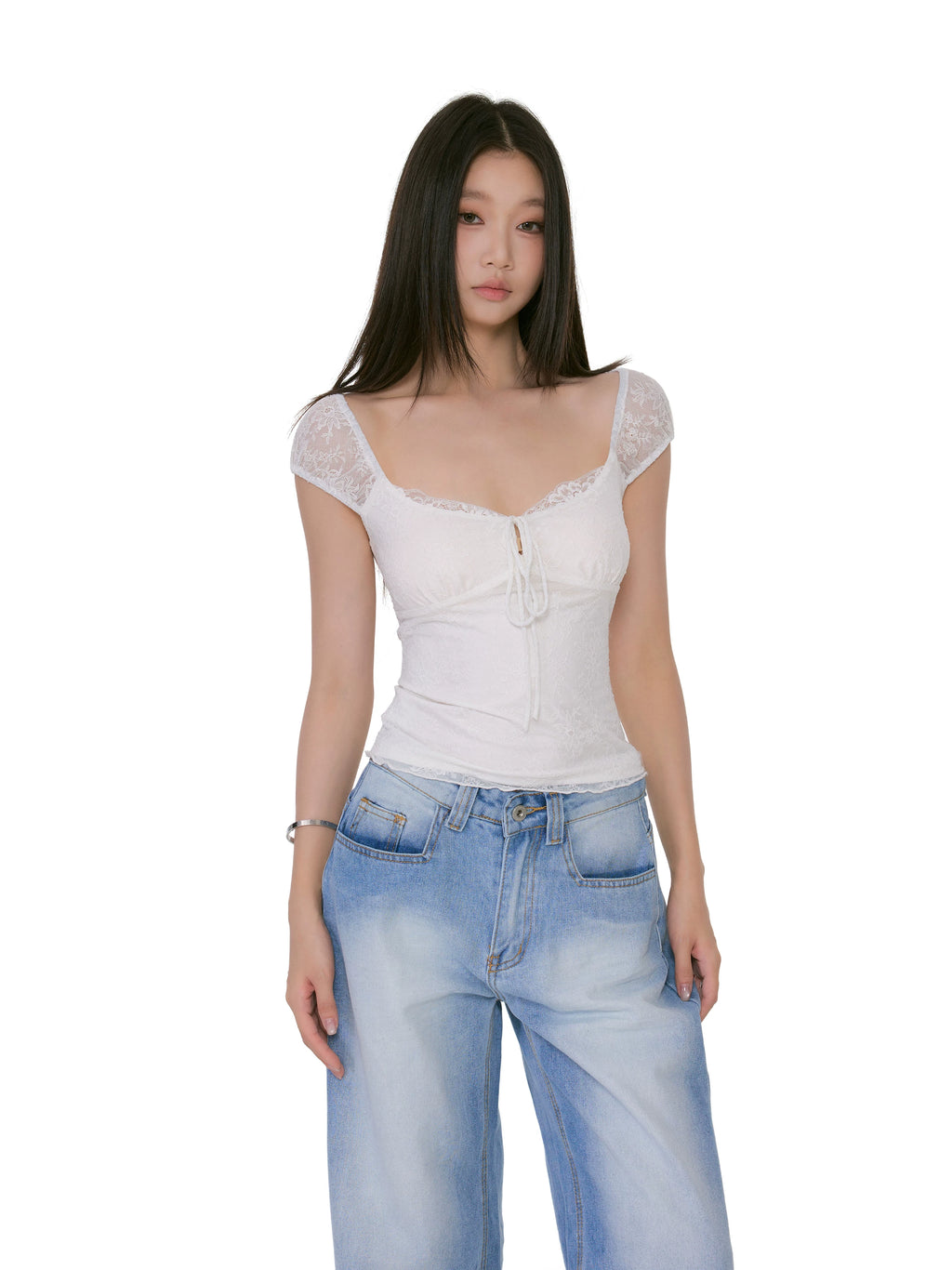 Floral Lace-Back Camisole Top