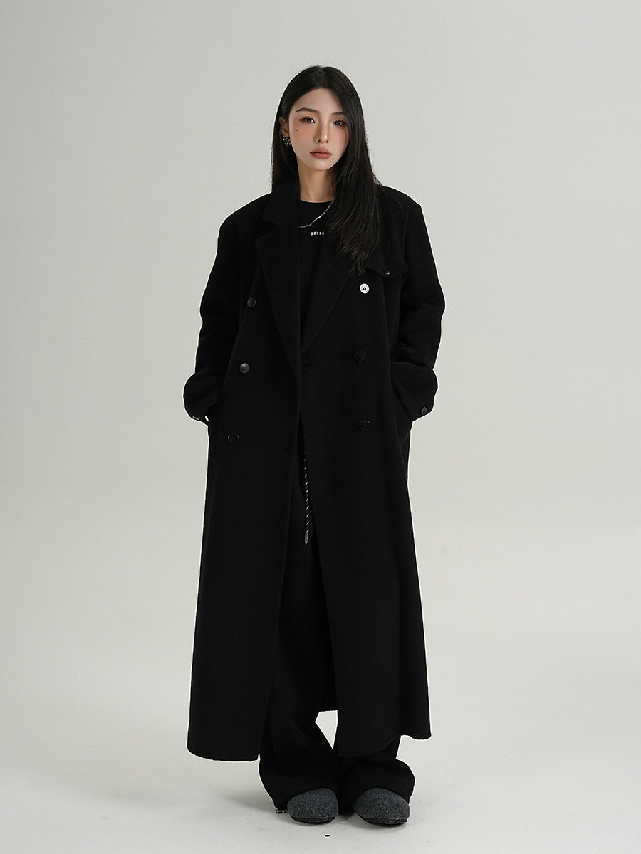 Premium Cashmere Woolen Long Coat