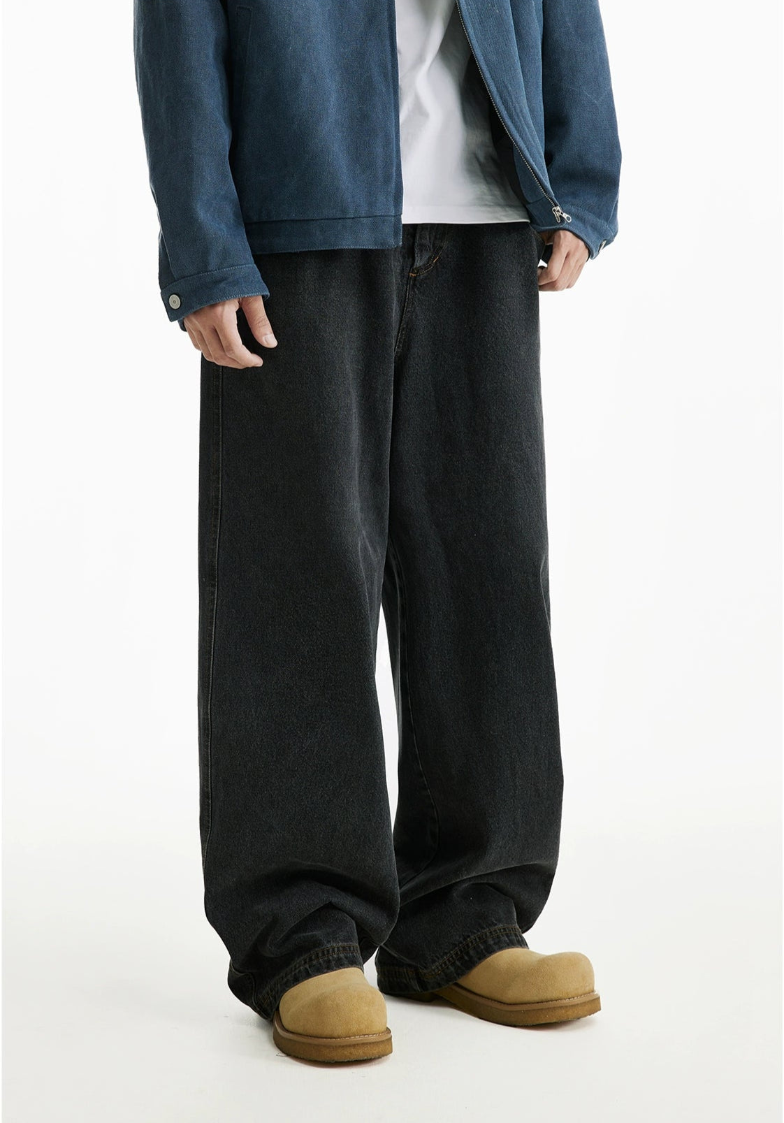Cleanfit Washed Retro Loose Jeans