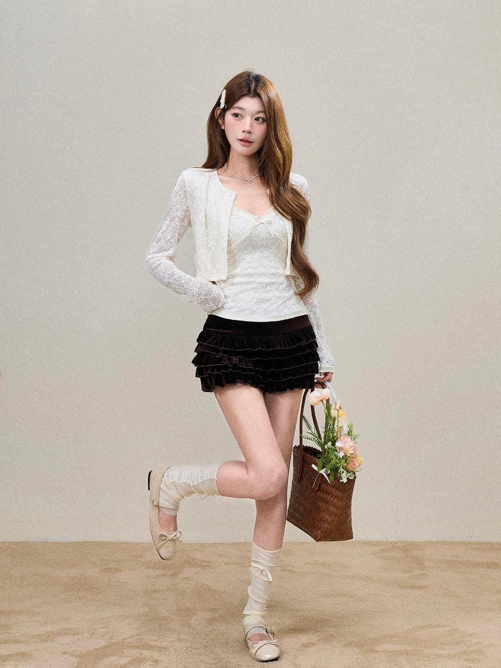Pure Floral Camisole Top Set