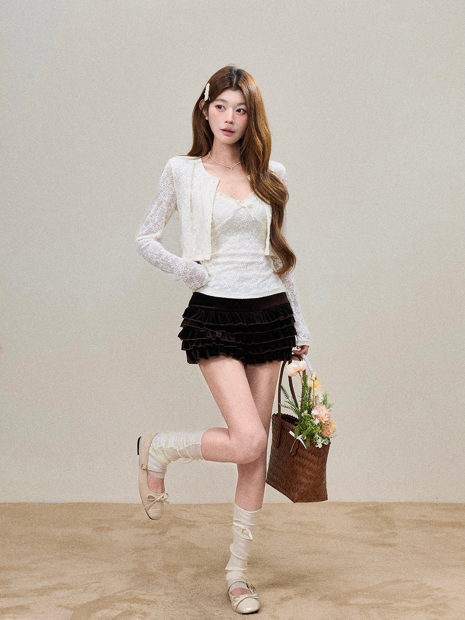 Pure Floral Camisole Top Set